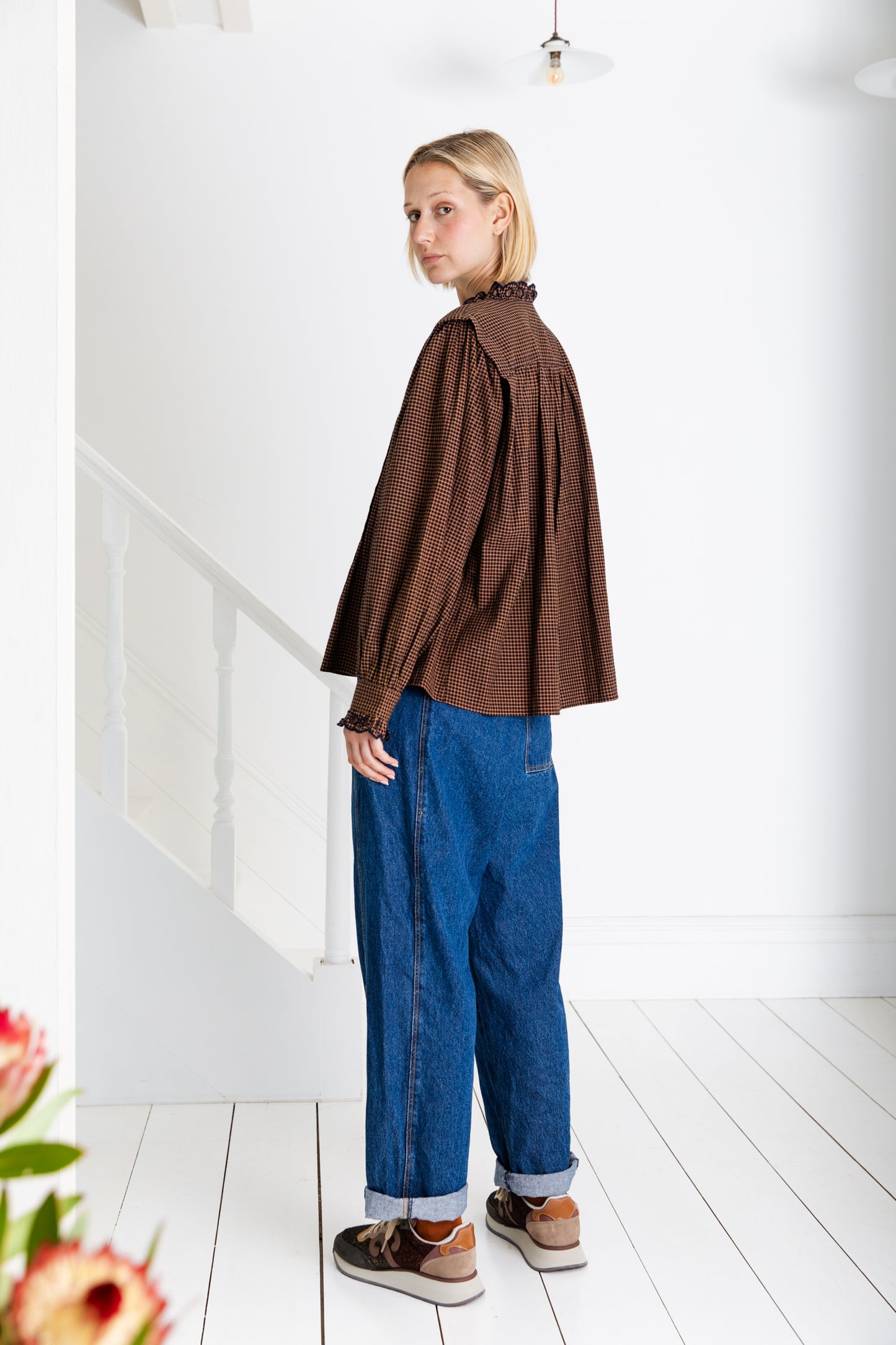 Etienne Shirt - Midnight / Tan