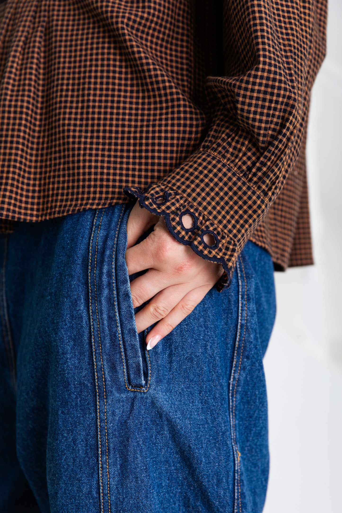 Etienne Shirt - Midnight / Tan