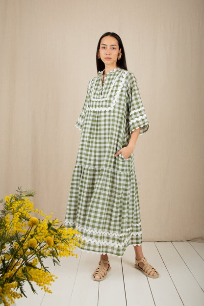Fleurie Dress - Aloe