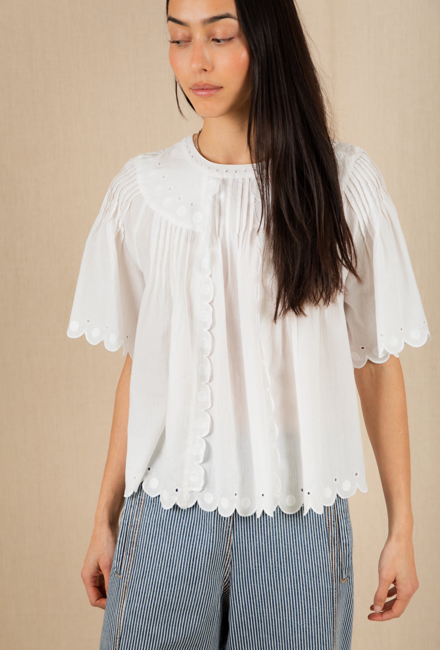 Flora Top - White