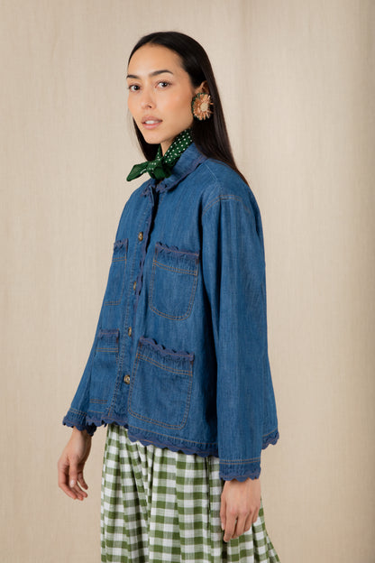 Florence Jacket - Denim Dark Wash