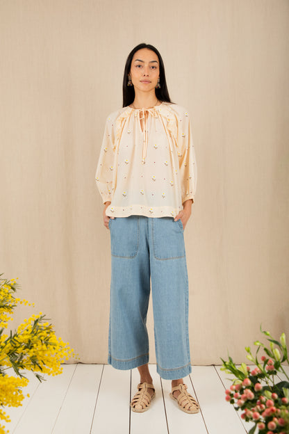 Florette Top - Peach