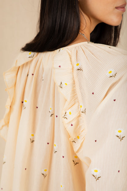 Florette Top - Peach