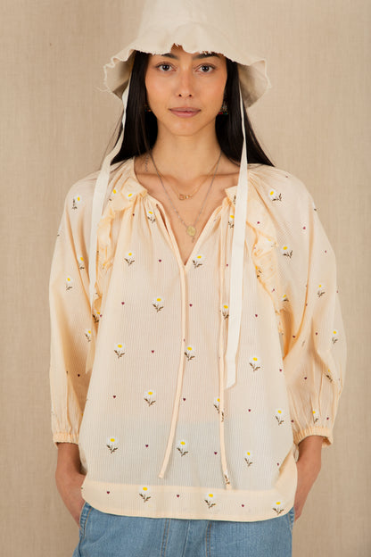 Florette Top - Peach