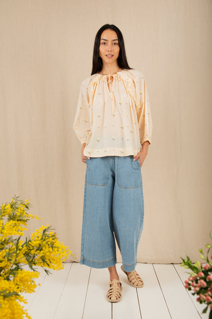 Florette Top - Peach