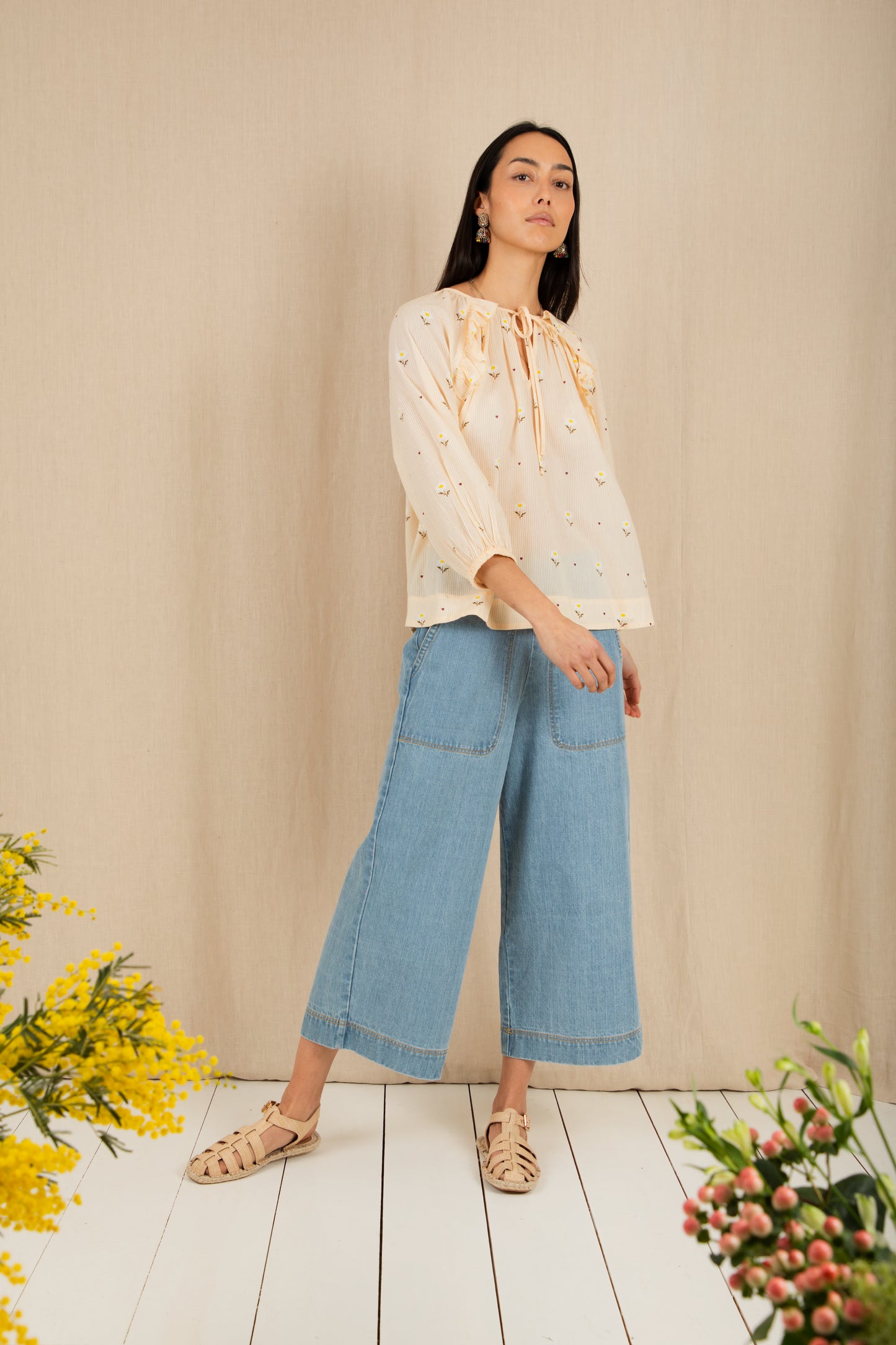 Florette Top - Peach