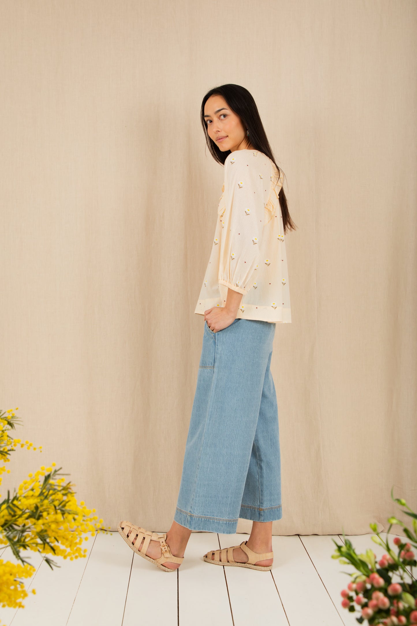 Florette Top - Peach