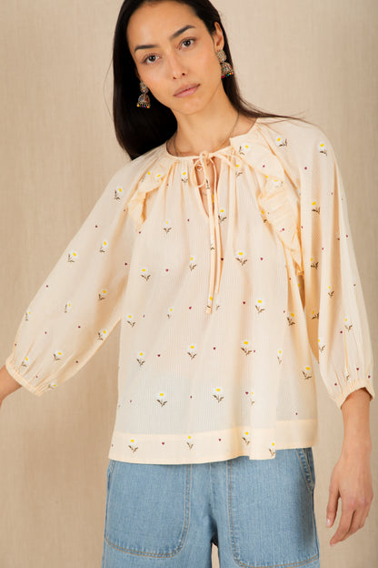 Florette Top - Peach