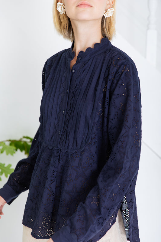 Genette Shirt - Midnight
