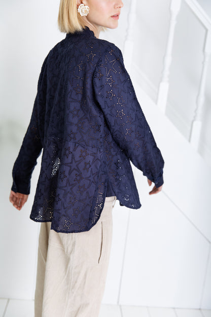 Genette Shirt - Midnight