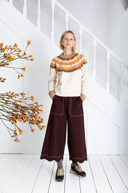 Gigi Jumper - Winter White Multi