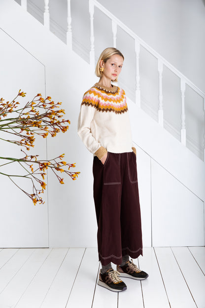 Gigi Jumper - Winter White Multi