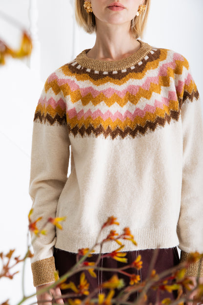 Gigi Jumper - Winter White Multi
