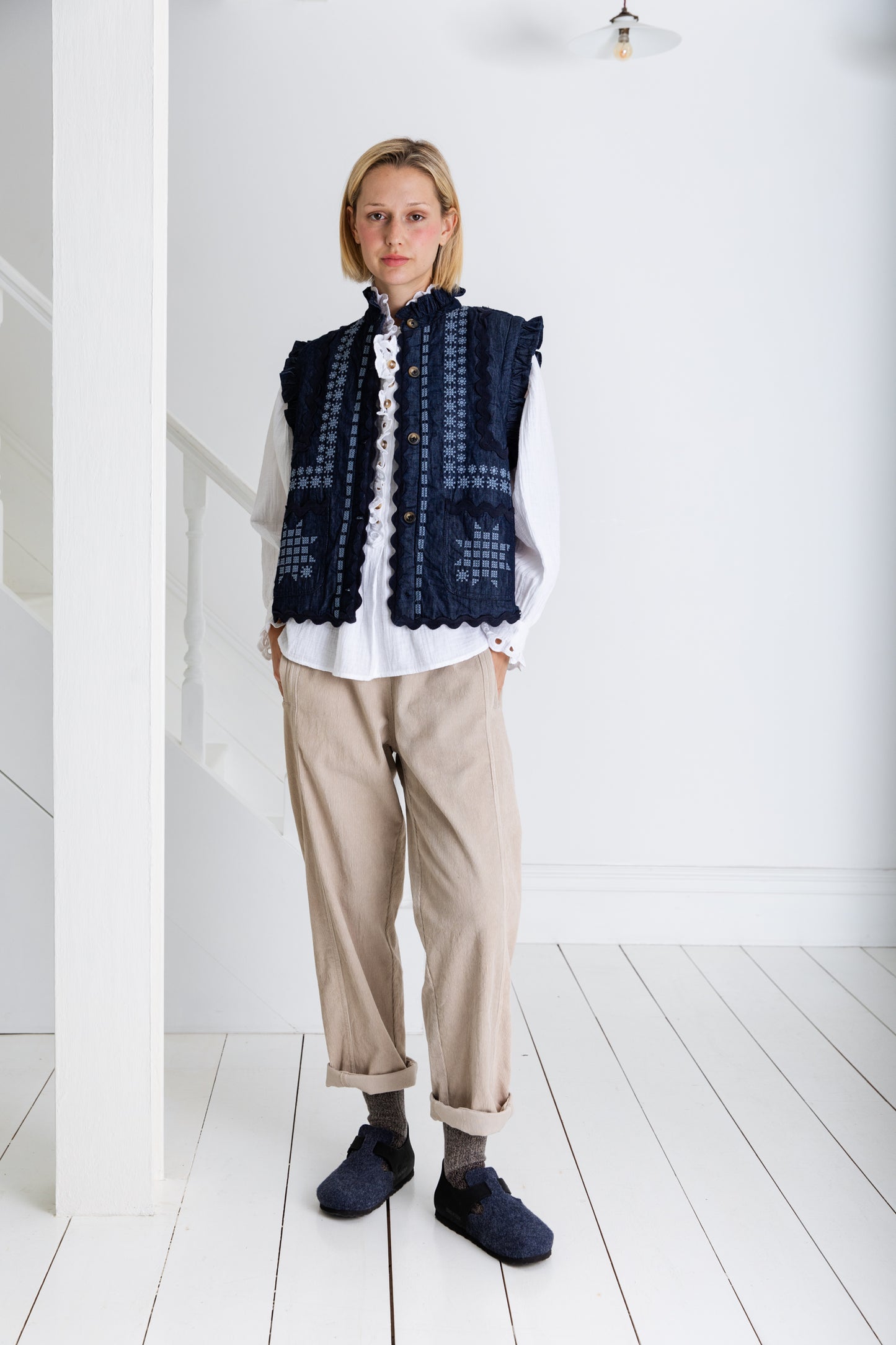 Gwen Gilet - Dark Denim