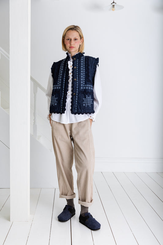 Gwen Gilet - Dark Denim