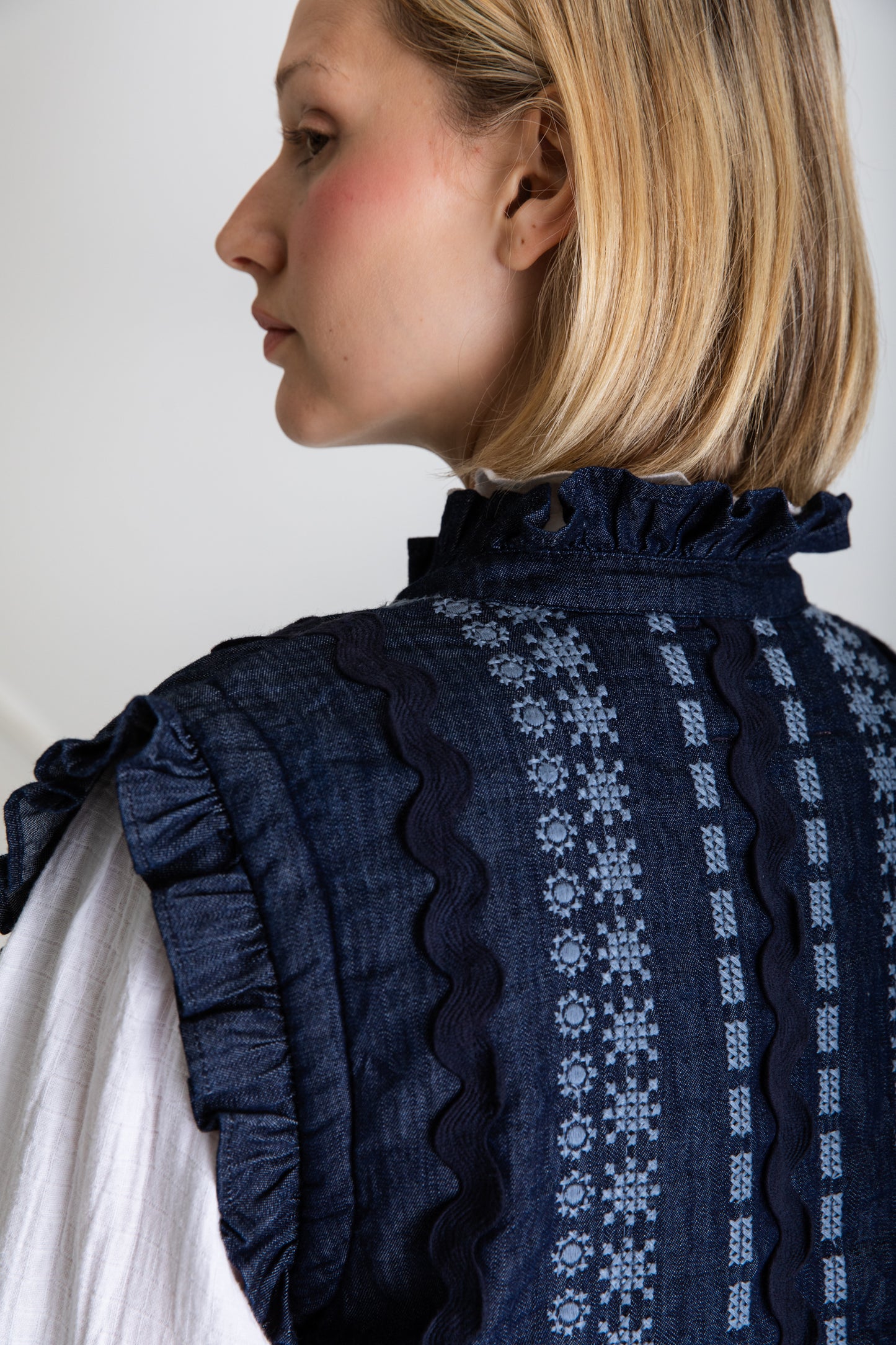 Gwen Gilet - Dark Denim