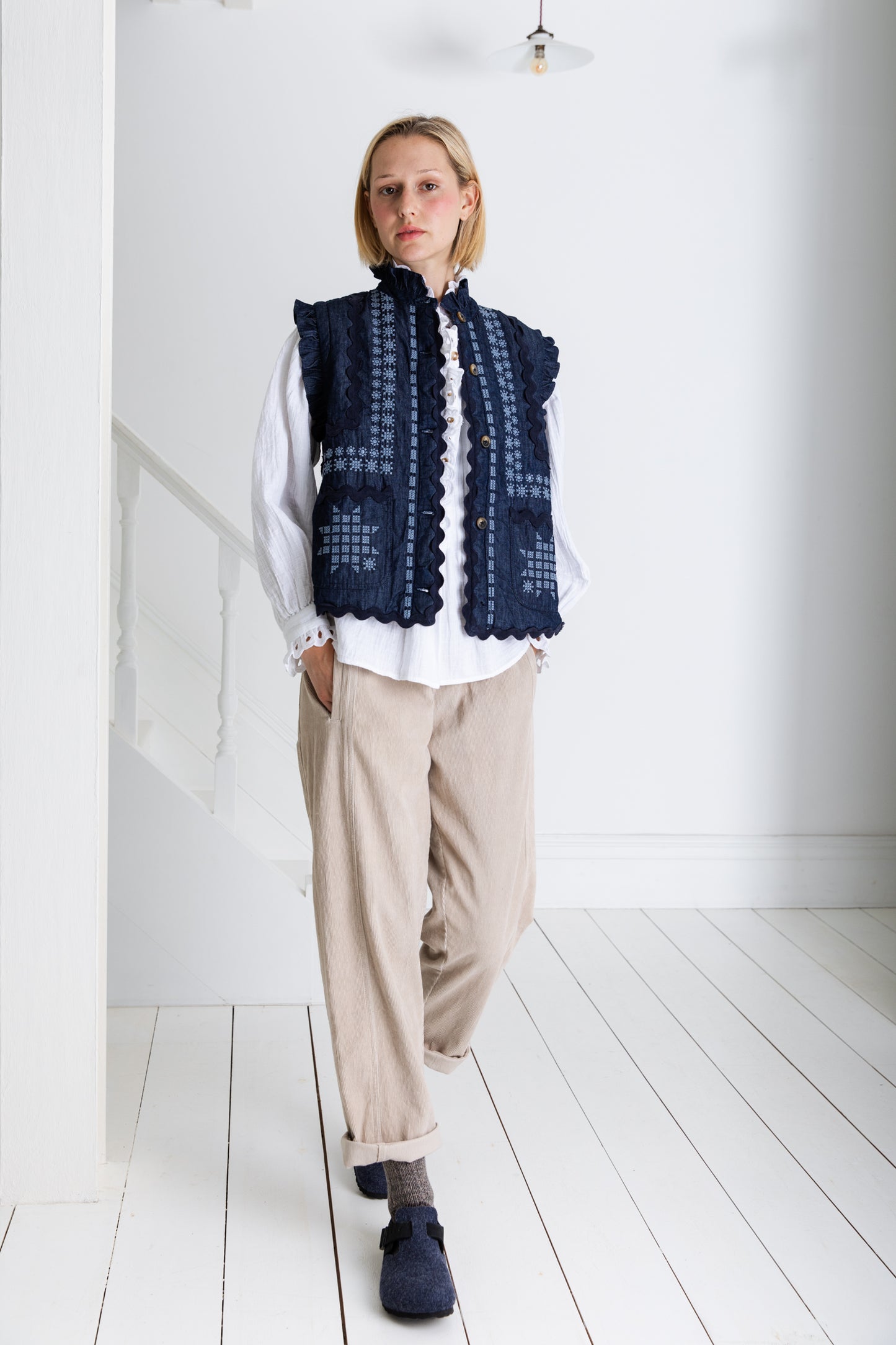 Gwen Gilet - Dark Denim