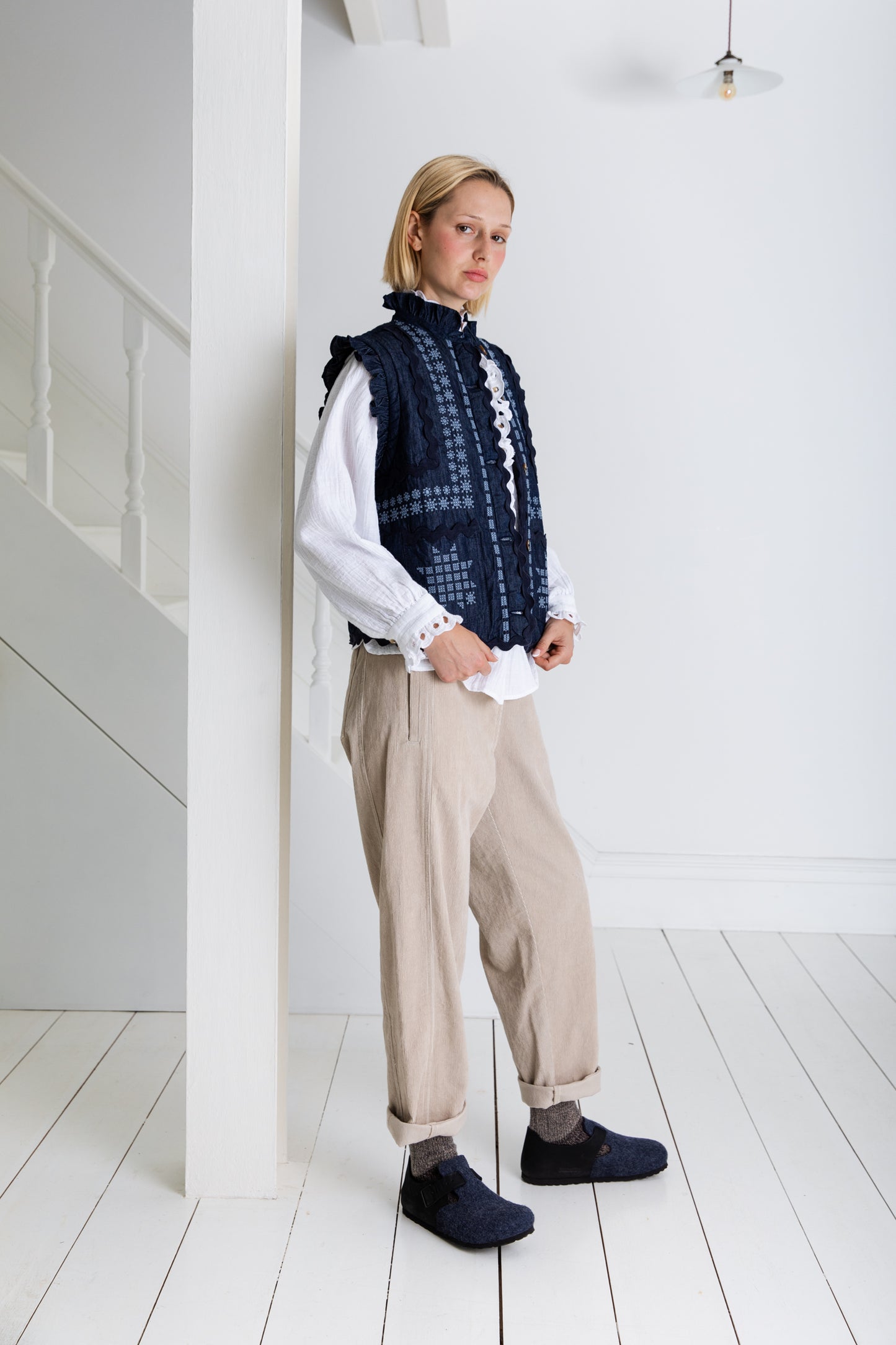 Gwen Gilet - Dark Denim