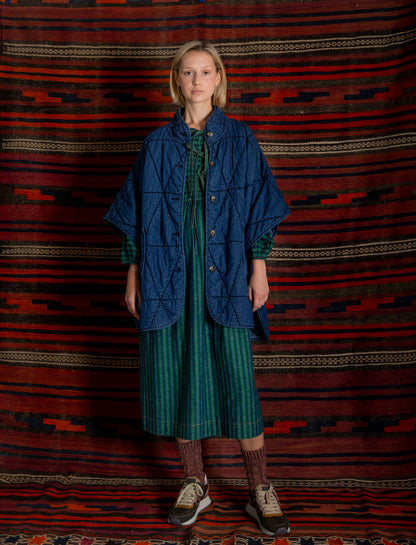 Kiki Cape - Dark Denim