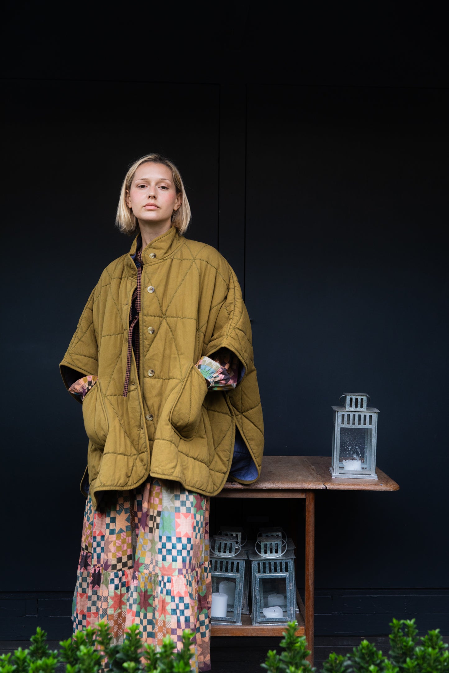 Kiki Cape - Olive