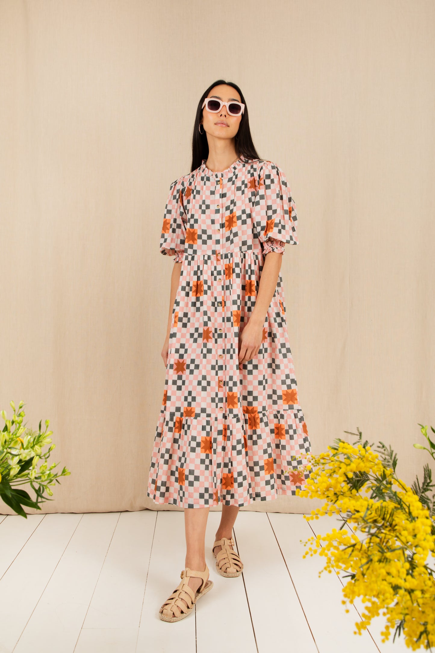 Loane Dress  - Rose Multi