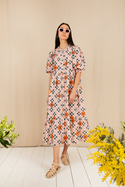 Loane Dress  - Rose Multi