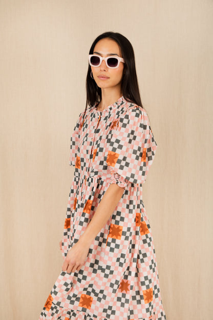 Loane Dress  - Rose Multi
