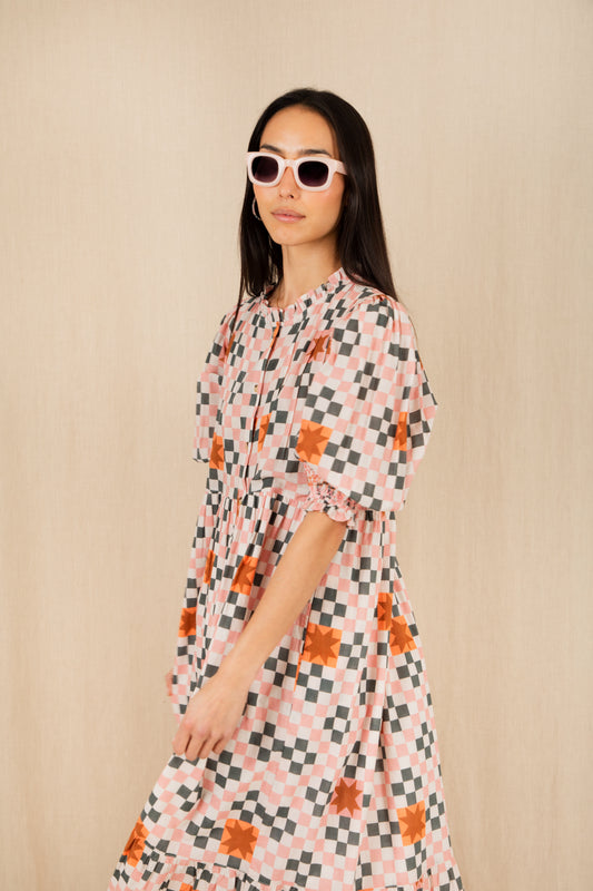 Loane Dress  - Rose Multi