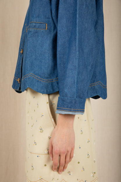 Marie Jacket - Denim Mid Wash