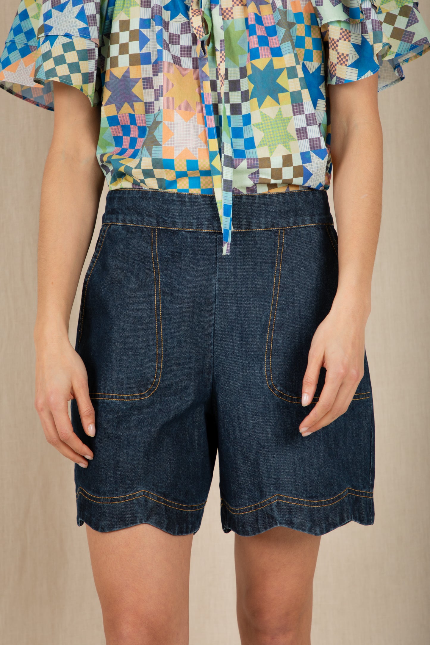 Mary Short - Dark Wash Denim