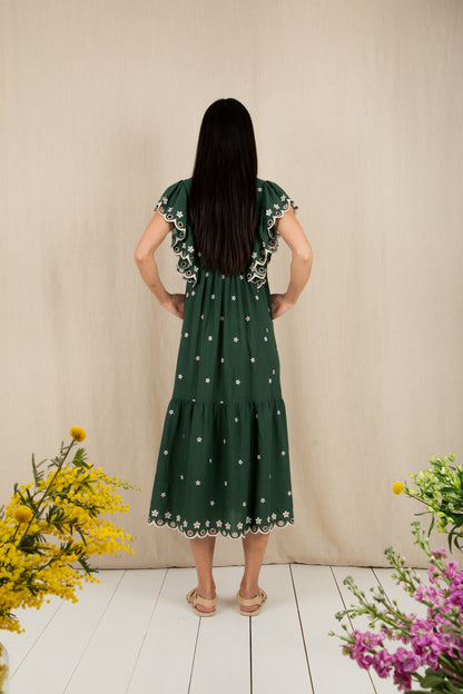 Mavis Dress  - Field Green