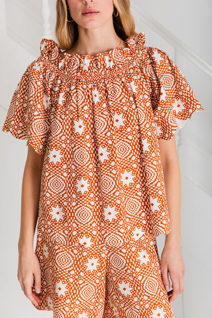 Maya Top - French Mustard