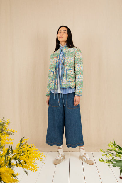 Mikka Reversible Jacket - Spring Greens