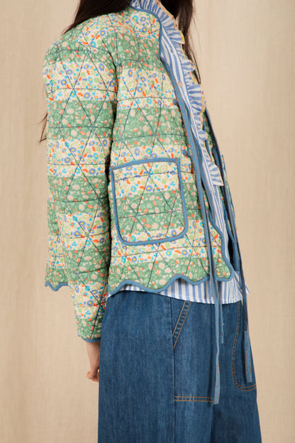 Mikka Reversible Jacket - Spring Greens