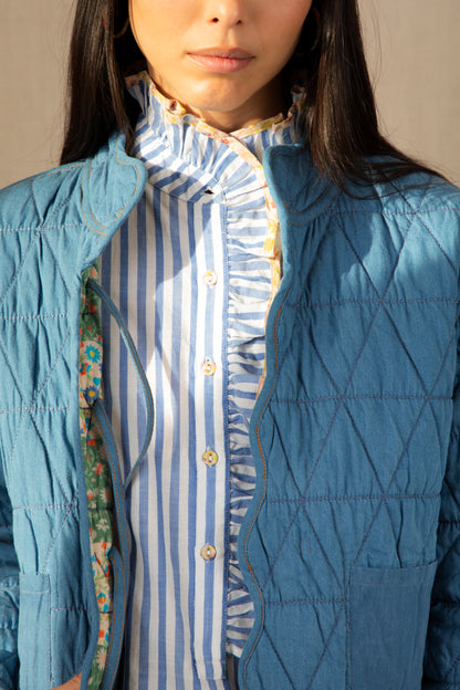 Mikka Reversible Jacket - Spring Greens