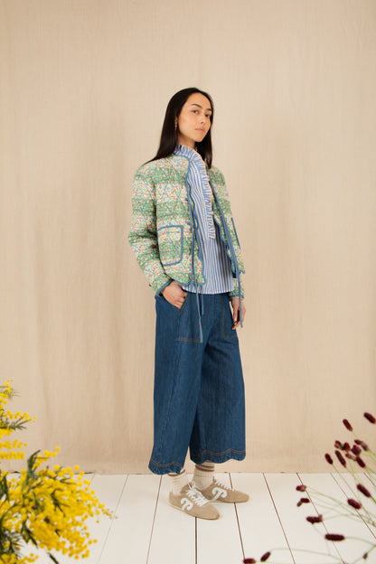 Mikka Reversible Jacket - Spring Greens