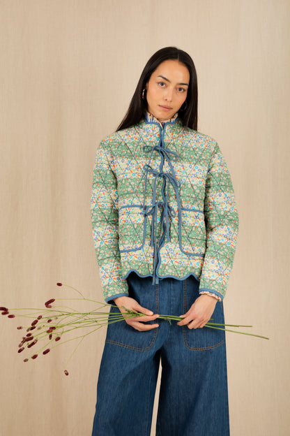 Mikka Reversible Jacket - Spring Greens