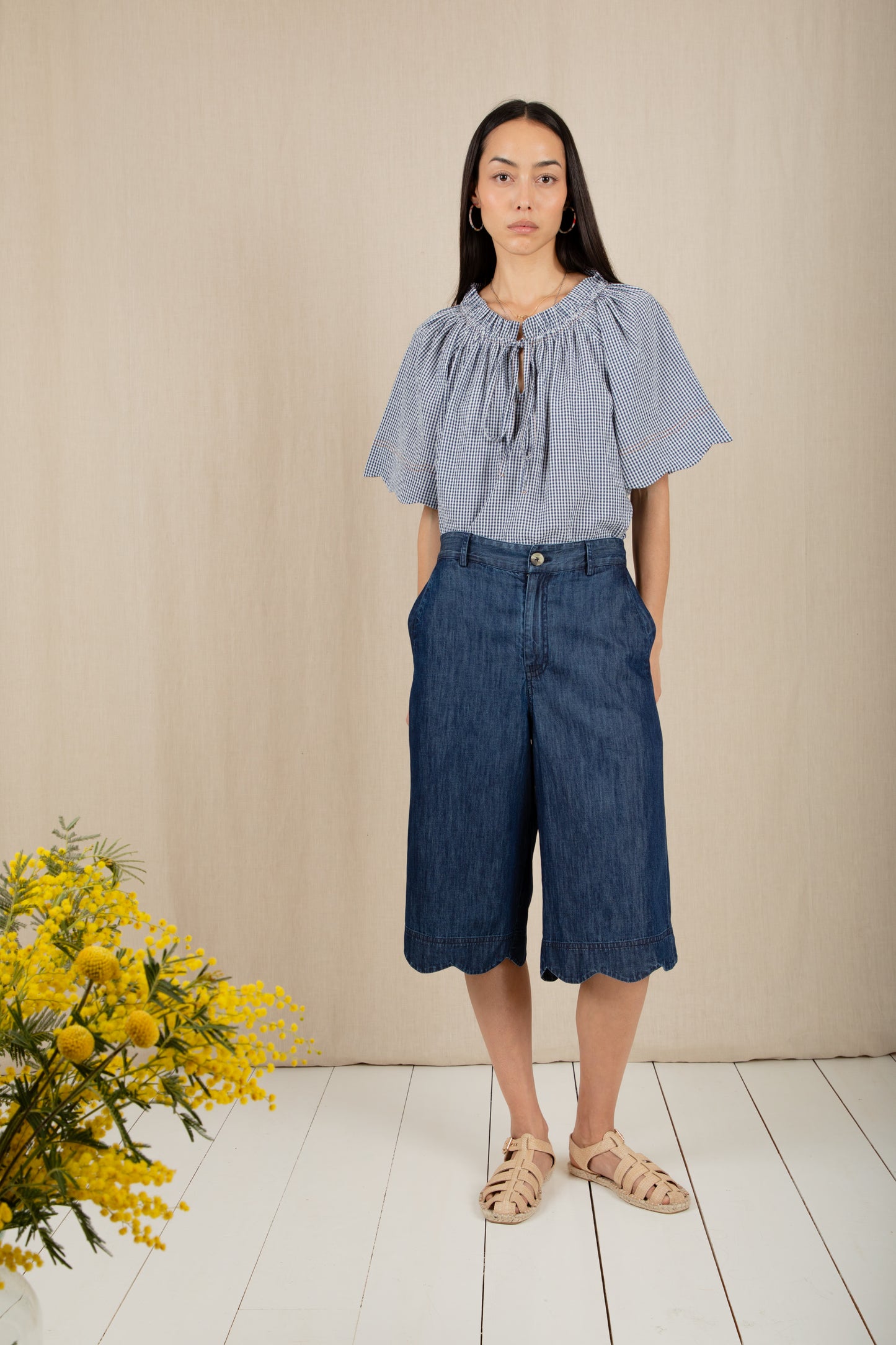 Nella Short - Dark Wash Denim