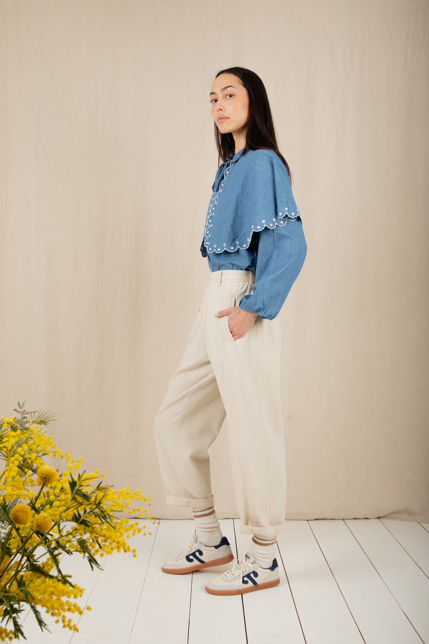 Nova Trouser - Stone