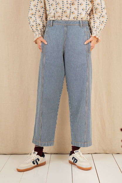 Nova Trouser - Ticking