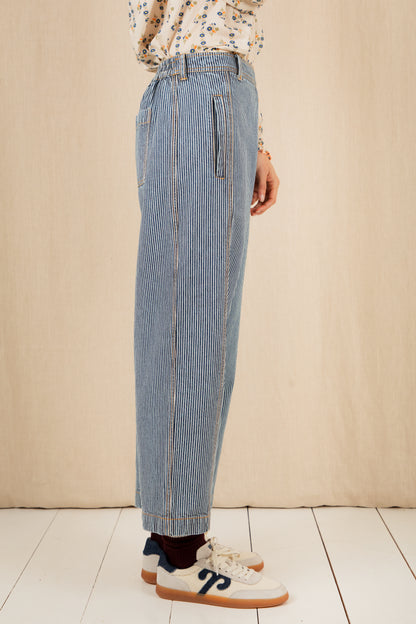 Nova Trouser - Ticking