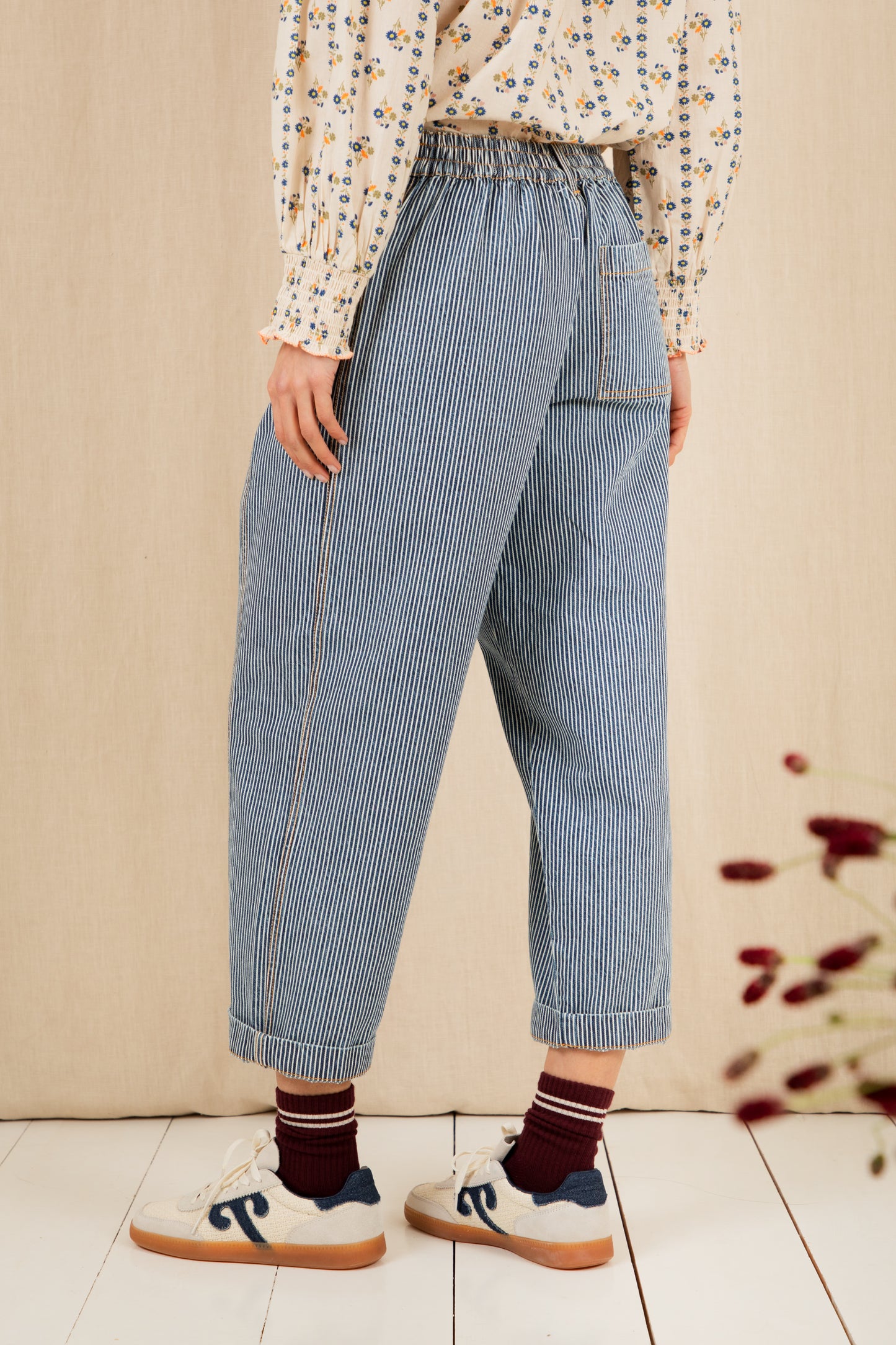 Nova Trouser - Ticking