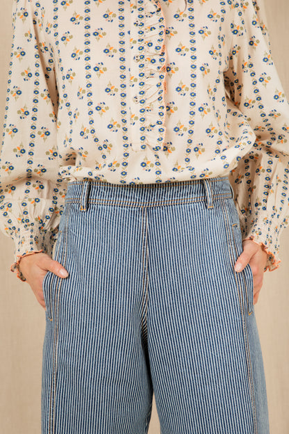 Nova Trouser - Ticking