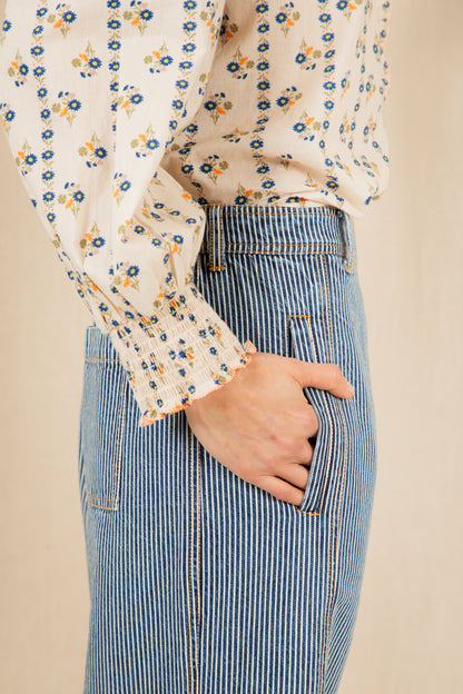 Nova Trouser - Ticking