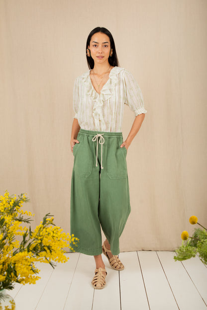 Oralie Trouser - Fern