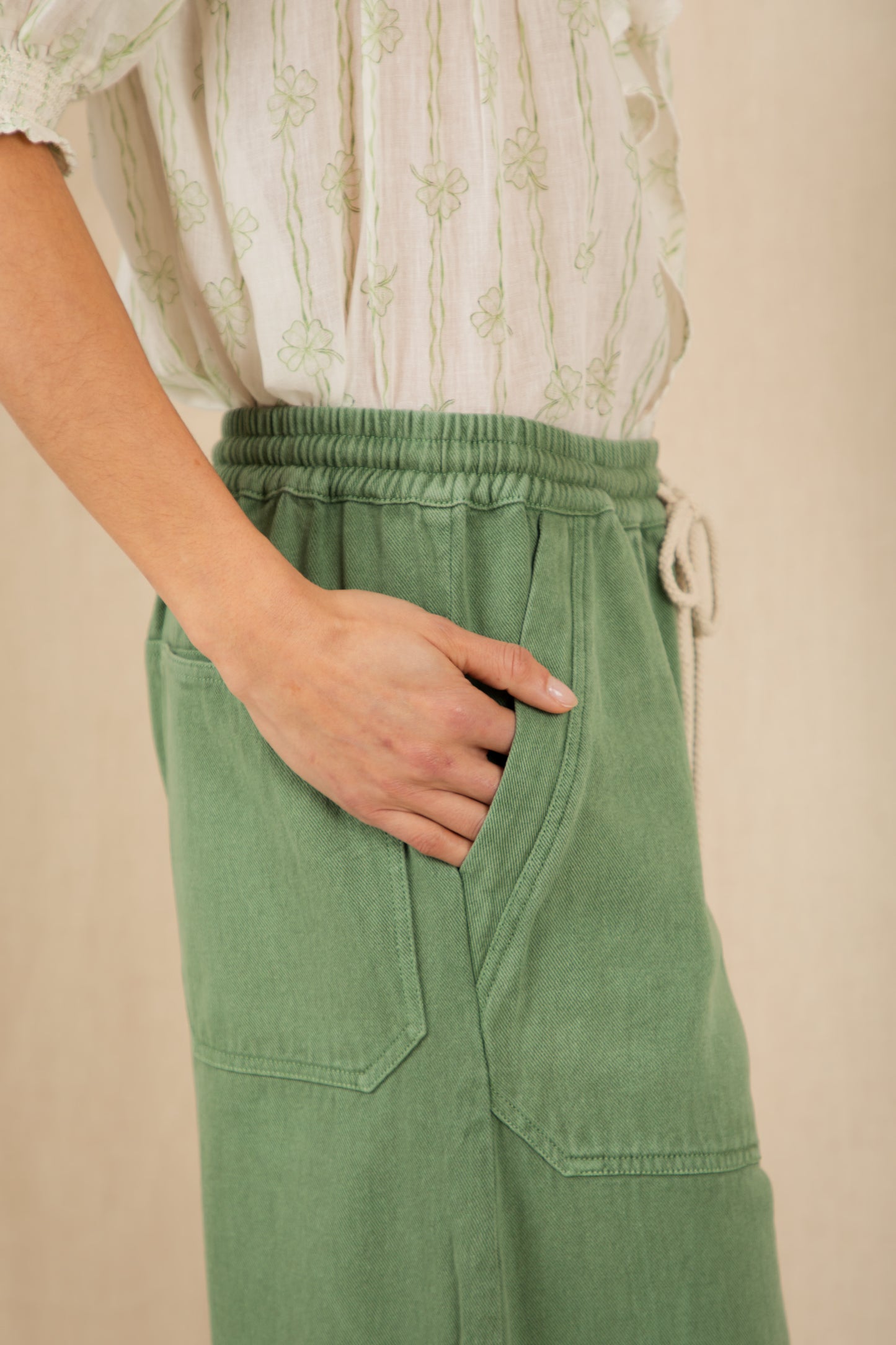 Oralie Trouser - Fern