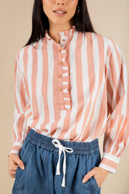 Oralie Trouser - Washed Denim