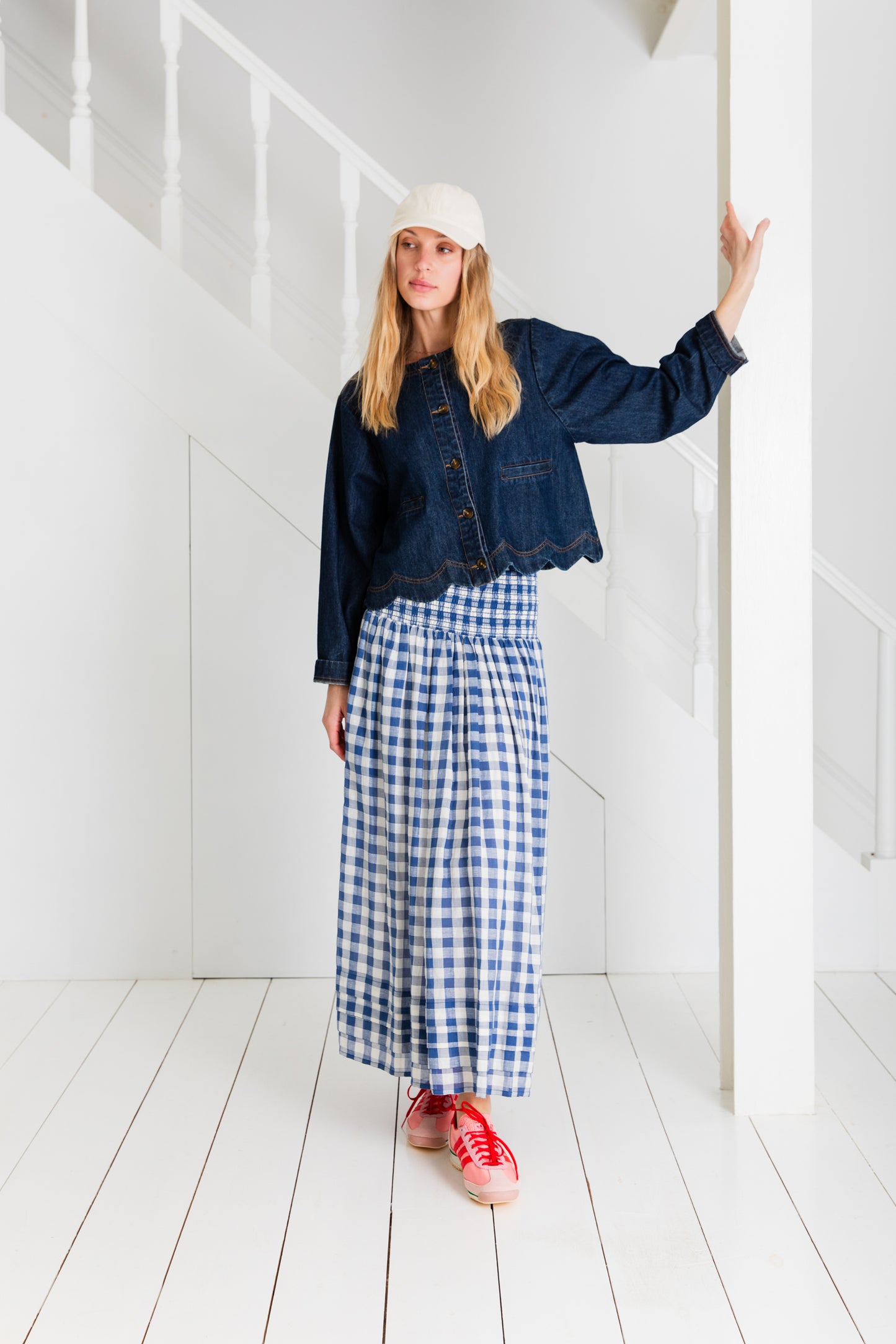 Pascal Skirt - Blue / White I