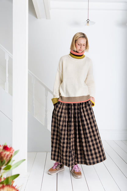 Pascal Skirt - Ink / Sand