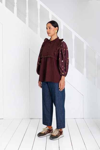 Rosa Top - Chocolate